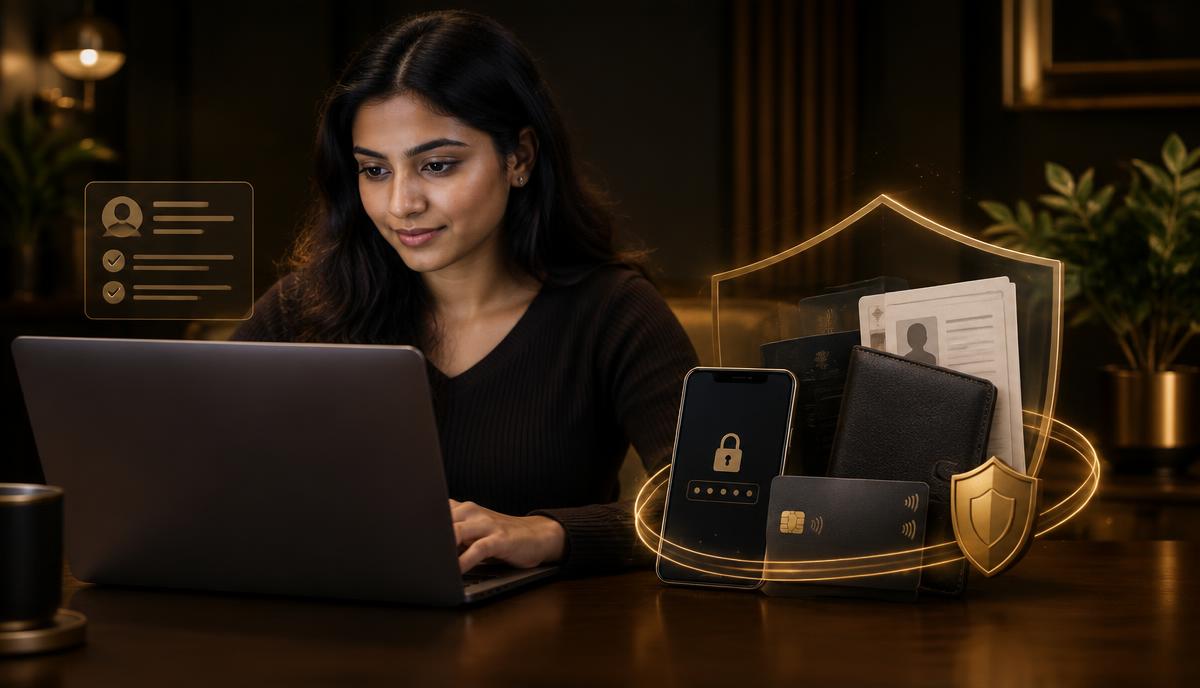 Casting profile साझा करते समय OTP, banking और identity information सुरक्षित रखती candidate