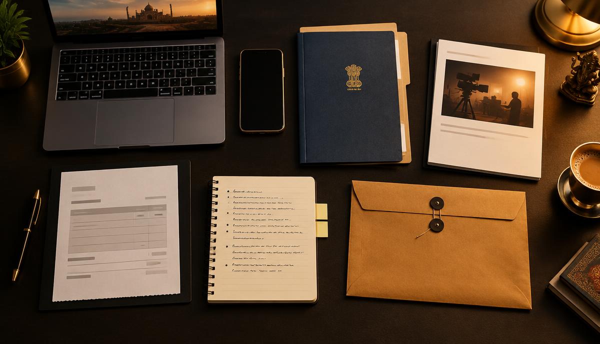 Casting offer verify करने के सात चरणों से जुड़े official documents और communication records
