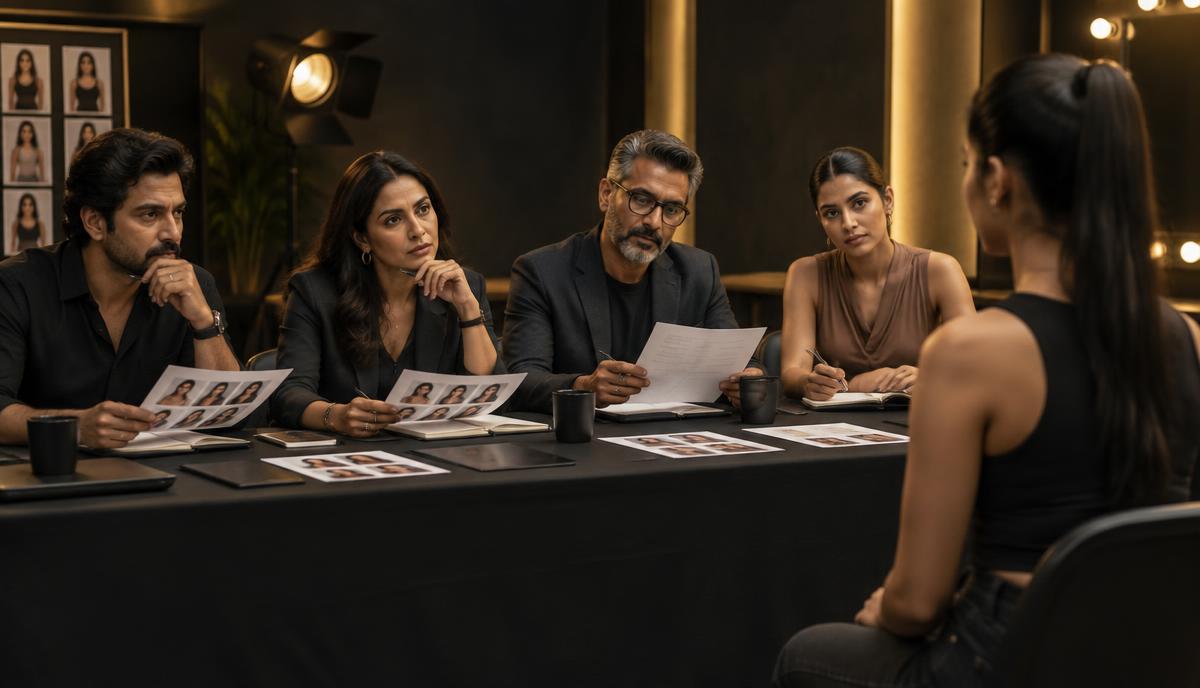 Professional audition panel candidate profile और project requirements का मूल्यांकन करते हुए
